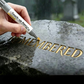 Grabsteinmarker zur Restaurierung von Grabinschriften