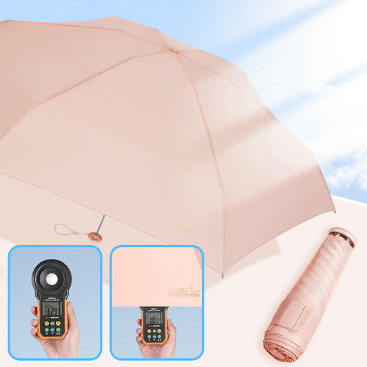 Tragbarer UV-Schutz-Sonnen- und Regenschirm