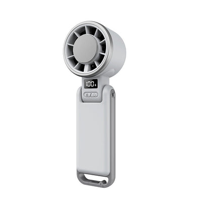 Faltbarer Turbo-Handventilator mit LED-Anzeige