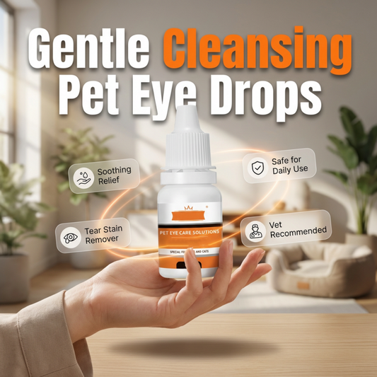 🐾👁️50% RABATT💥Sanfte Reinigungs-Augentropfen für Haustiere – schonend, effektiv & einfach anzuwenden✨