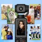 Kompakte Gimbal-Kamera mit 1,9-Zoll-Bildschirm
