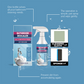 All-in-One Badezimmer-Reinigungsspray-Set