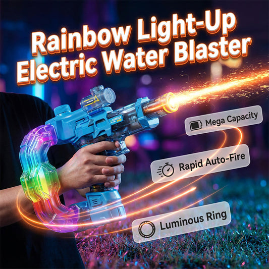 Elektrischer Wasserwerfer mit Regenbogenbeleuchtung
