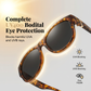 Damen-Sonnenbrille mit großem Rahmen, zum Überziehen
