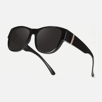 Damen-Sonnenbrille mit großem Rahmen, zum Überziehen