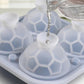 Eisballform aus Silikon in Fußballform