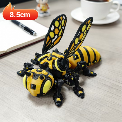 Futuristische Mecha-Bienenfigur mit abnehmbarem Gelenk