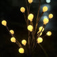 Solarbetriebene LED-Gartenleuchte für Äste