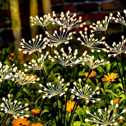 Solar-Feuerwerk-Gartensteckerleuchten