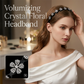 Set mit gewelltem Kristall-Haarreif – Leichtes, rutschfestes, feminines Haaraccessoire, funkelnder, kristallbesetzter Haarreif in Wellenform für Hochzeiten und den Alltag, feminine Accessoires