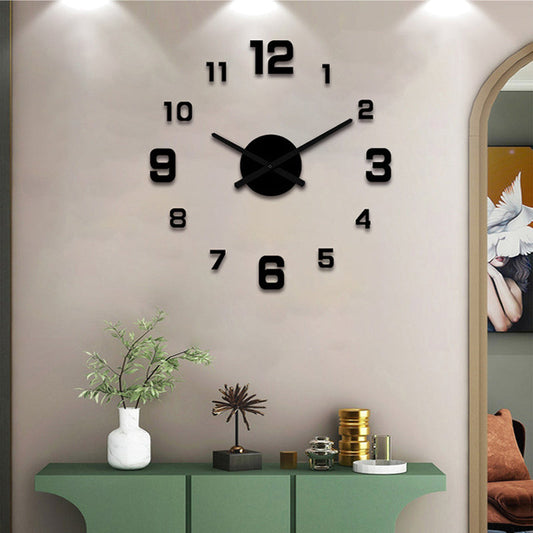 3D DIY Leuchtende Acryl-Wanduhr Set