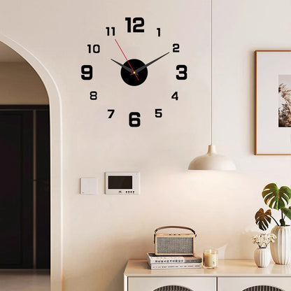 3D DIY Leuchtende Acryl-Wanduhr Set