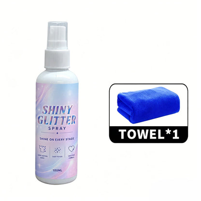Ultrafeines Glitzerspray mit Schimmer