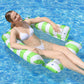 🌊Aufblasbare Pool-Liege für Erwachsene und Kinder, Schwimmmatte mit Streifenmuster für Poolpartys und sommerlichen Wasserspaß