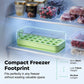Lebensmittelechte Eiswürfelform mit Pressmechanismus