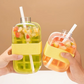 2-in-1 Eiswürfelbereiter-Wasserflasche