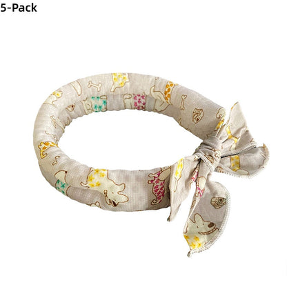 Kühlendes Halsband für Haustiere im Sommer