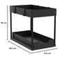 2-Tier Sliding Under Sink Organizer for Bathroom