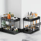 2-Tier Sliding Under Sink Organizer for Bathroom