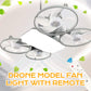 3-stufiger E27 Drohnen-Modell-Ventilator mit Leuchte und Fernbedienung