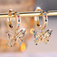 Elegant Hollow Butterfly Charm Earrings