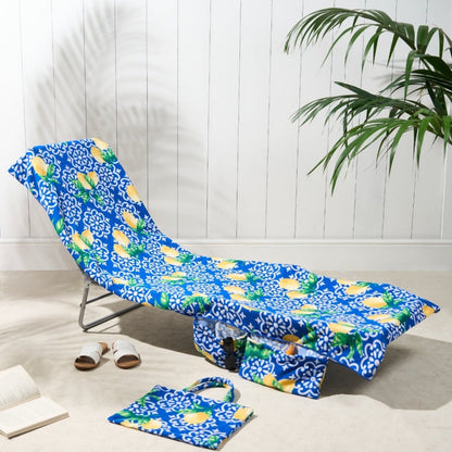 2-in-1 Strandliegenbezug mit Seitentaschen