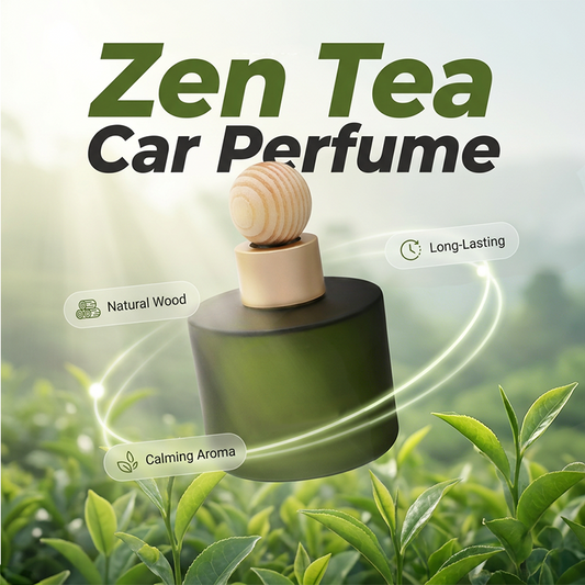 Autoparfüm mit Diffusorkugel aus Naturholz