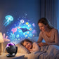 Ozean-Sternenhimmel-Projektor-Nachtlicht mit Musik fürs Kinderzimmer