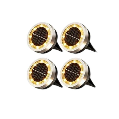Solar-Gartenleuchte für den Außenbereich (4er-Pack)