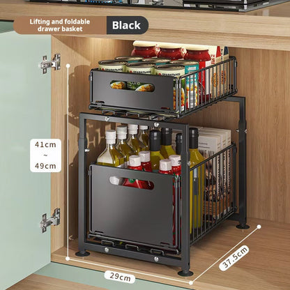 📦 60% RABATT! ⏰ Ausziehbares Aufbewahrungsregal – Höhenverstellbar, ideal für Küche, Bad & Spüle – Ordnung & Stauraum auf kleinstem Raum – praktisch & stabil ✨🏠🧴