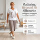 👚 LIMITIERTER 50% RABATT! Damen 2-teiliges Casual-Set für reifere Frauen – Kreuz-V-Ausschnitt Print-Shirt + 7/8 Cropped-Hose, weicher atmungsaktiver Stoff für Alltag, Yoga & Freizeit