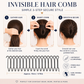 Flexibler, unsichtbarer Kamm für fliegende Haare