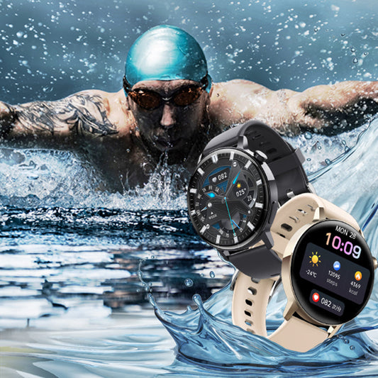 ⌚ LIMITIERTER 50% RABATT! Wasserdichte Sport-Smartwatch für Herren & Damen – Herzfrequenzmessung, Schrittzähler, Schlafanalyse, Schwimmgeeignet mit zwei Designvarianten
