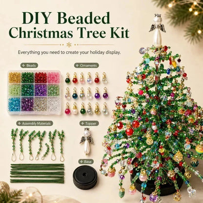 🎄✨ DIY Perlen-Weihnachtsbaum-Set – 🎅 Gestalten Sie Ihre eigene funkelnde Weihnachtsdekoration