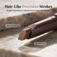 Makelloser Augenbrauenstift mit zwei Enden