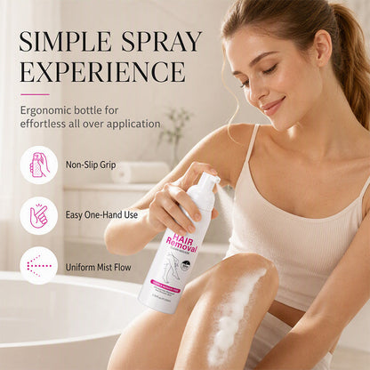 Sanfter Haarentfernungsschaum