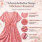 🌸 Blumiges V-Ausschnitt-Kleid mit Taillendrehung – elegant und lässig für jeden Anlass