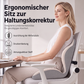 🪑  Ergonomisches Sitzkissen aus Memory-Schaum – Integrierte Rückenstütze, orthopädisch & vielseitig – Ideal für Bürostuhl, Auto & Homeoffice ✨