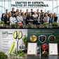 ✂️🥬 Fünfklingen-Küchenschere aus Edelstahl – Schneidet gleichmäßige, feine Streifen in einem Arbeitsgang und eignet sich hervorragend für Frühlingszwiebeln, Koriander, Chilischoten und Algen.