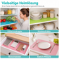 ✨🧊💧Wasserdichte Kühlschrankregal‑Einlagen！Schützt vor Flecken & Nässe, Einfache Reinigung Kühlschrank Schutzmatten