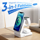 3-in-1-Faltbarer magnetischer kabelloser Ladeständer