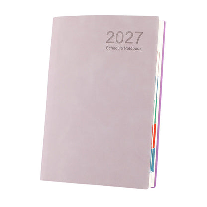 2027 Minimalistisches Notizbuch als Tagesplaner