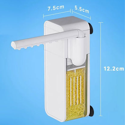 Multifunktionaler Mini-Filter für kleine Aquarien