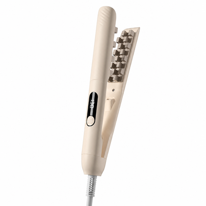 Haar-Crimper und Volumen-Stylinggerät mit Ionen-Technologie und LCD-Display