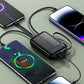 Autarkes Mini-Solarstrom-Ladegerät mit integriertem Kabel