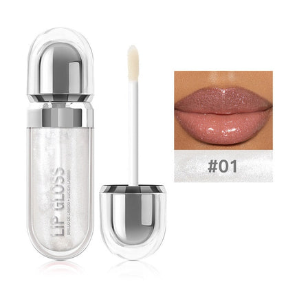 Langanhaltender, geschmeidiger, feuchtigkeitsspendender Lipgloss mit Hochglanz-Finish