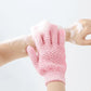 Peeling-Badhandschuhe mit fünf Fingern