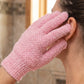 Peeling-Badhandschuhe mit fünf Fingern