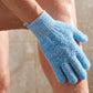 Peeling-Badhandschuhe mit fünf Fingern