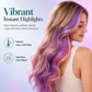 💇‍♀️ Farbige, glatte Clip-in-Haarteile | Schnell anzubringende, glatte Clip-in-Extensions – kein Kleber erforderlich
